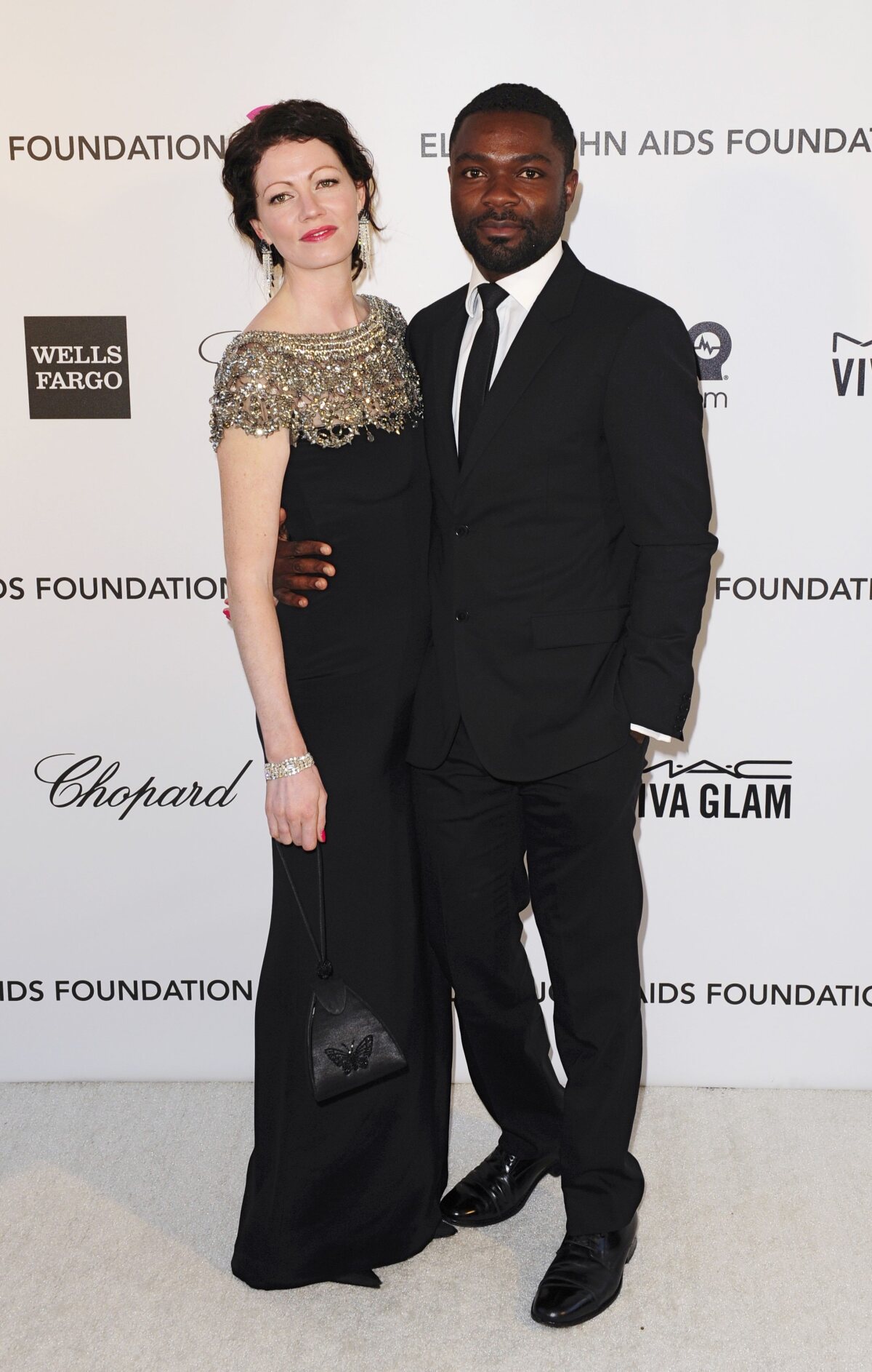 Britský herec David Oyelowo a jeho žena Jessica. 