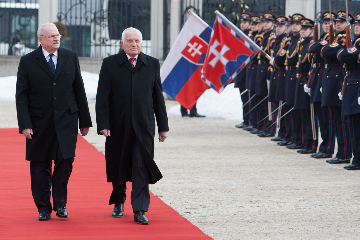 Klaus, Gašparovič