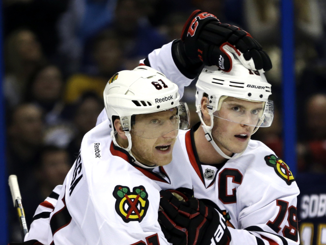 Blackhawks Blues Hockey