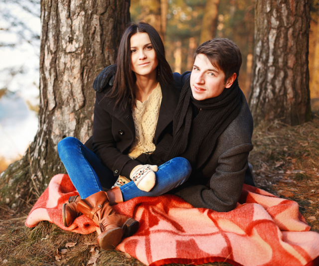 láska, vzťah, rande, romantika v prírode