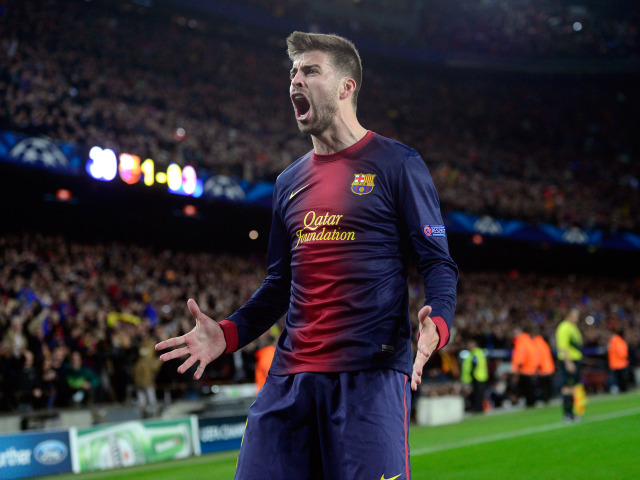 Barcelona, Miláno, Piqué