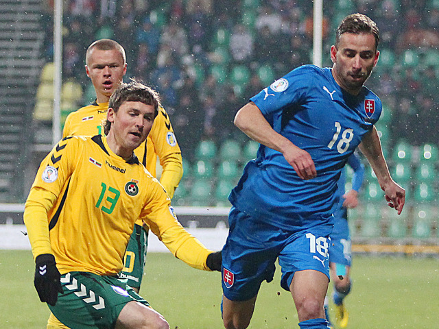 FUTBAL: Slovensko - Litva