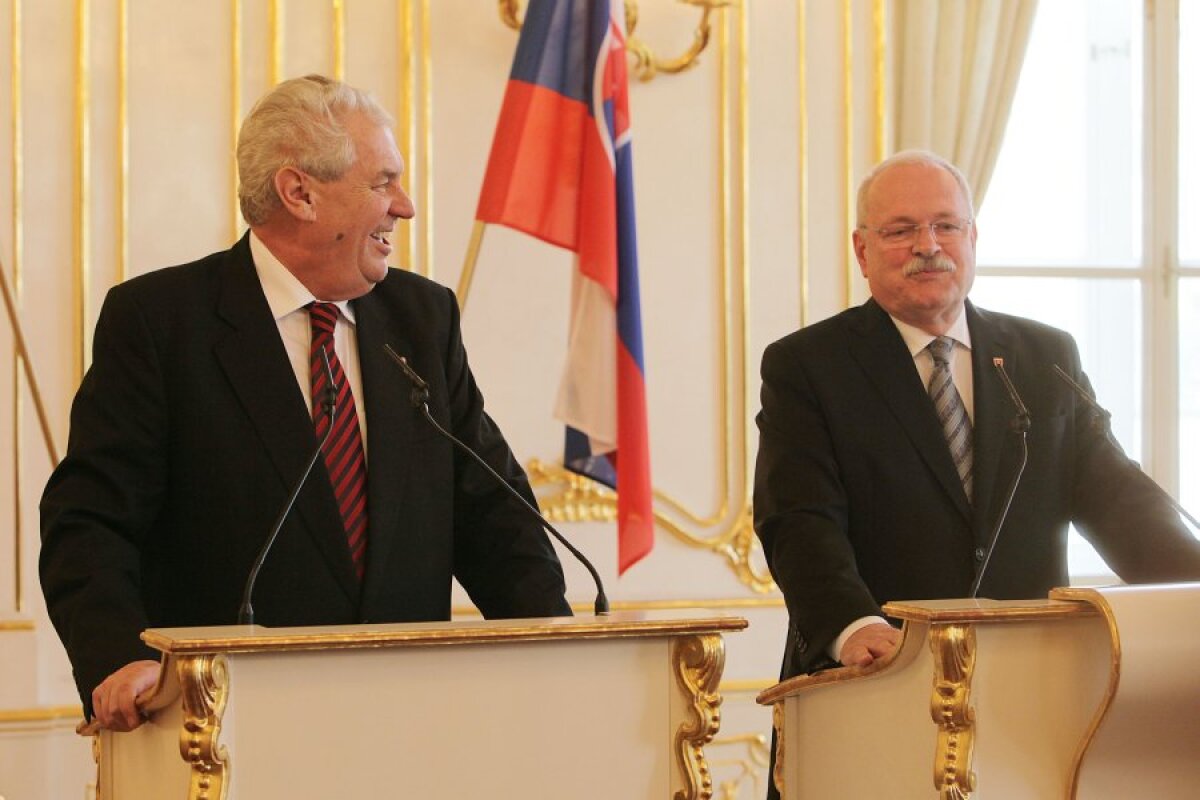 Miloš Zeman, Ivan Gašparovič