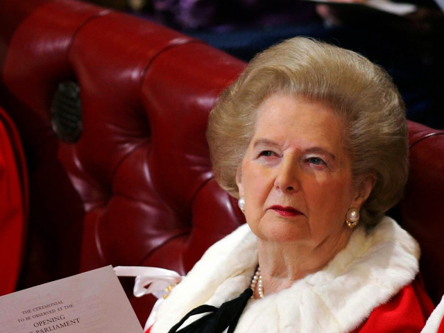 Thatcher, Británia, anglicko