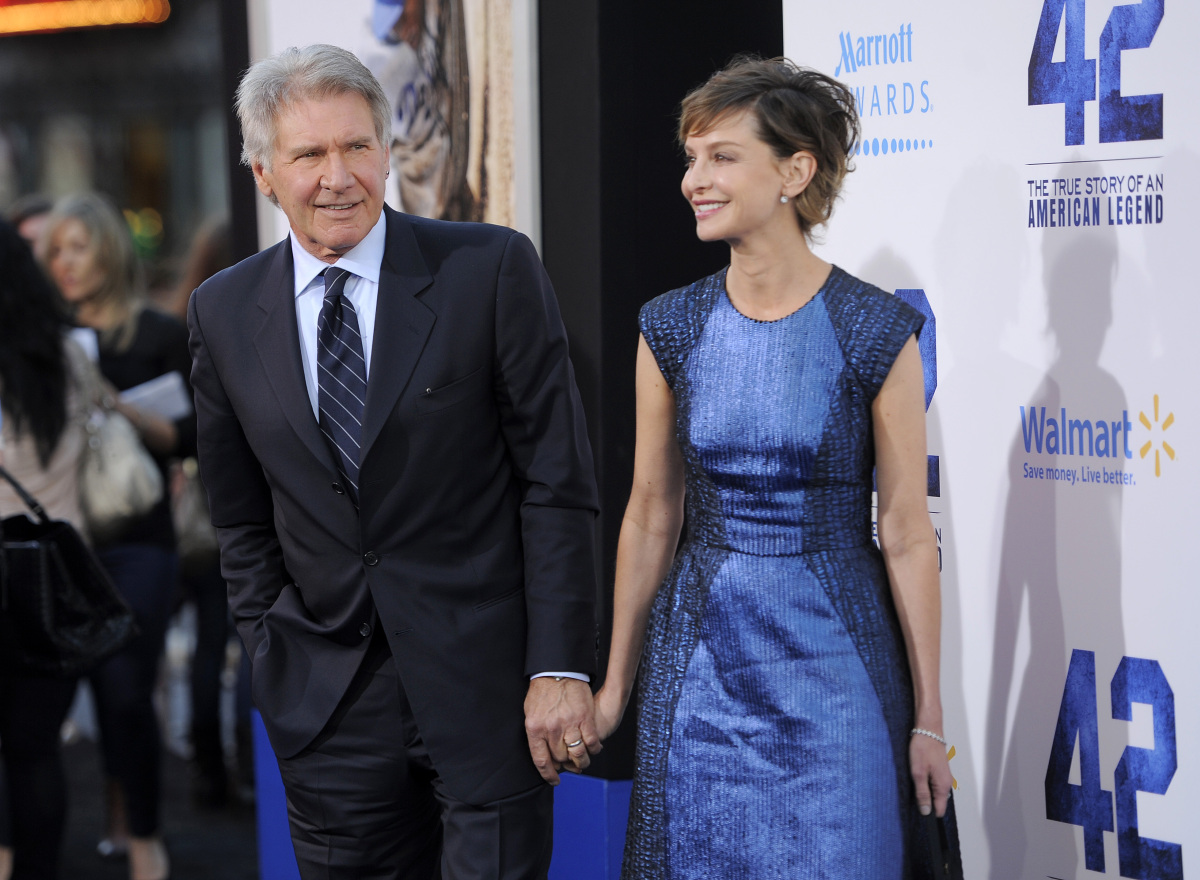 Calista Flockhart a jej manžel Harrison Ford
