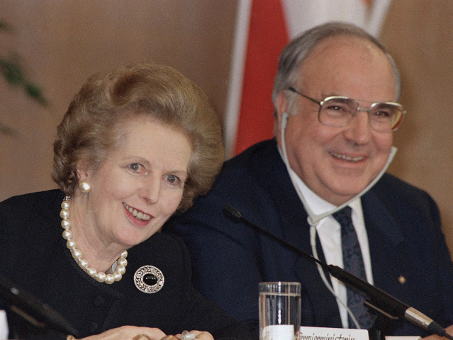 Kohl, Thatcherová