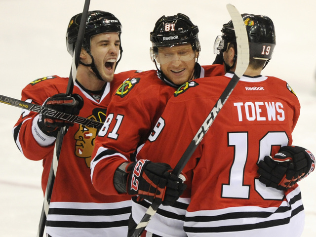 Blackhawks Blues Hockey