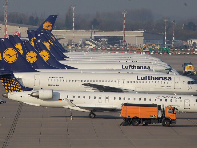 Lufthansa, lietadlá, štrajk, lietadlo