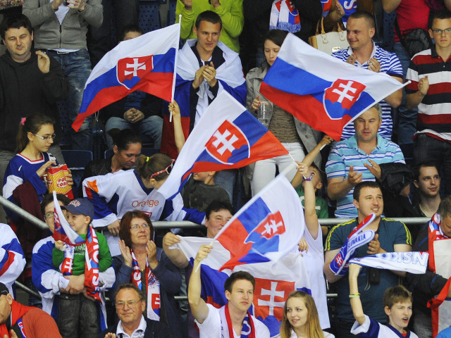 Slovensko, Nórsko, hokej, fanúšikovia