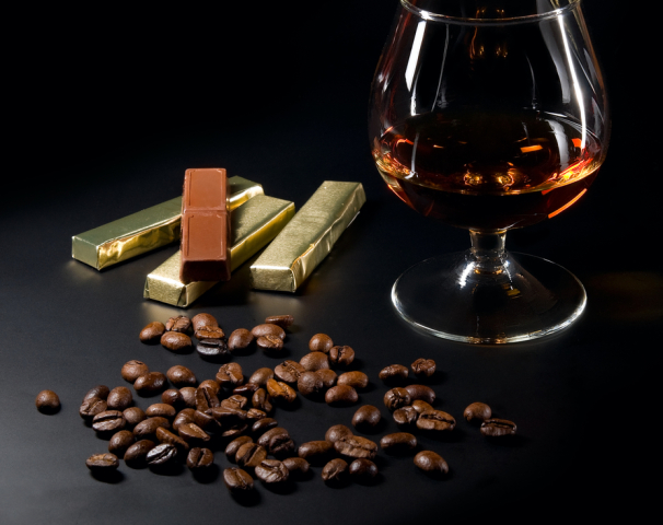 cokolada alkohol kava