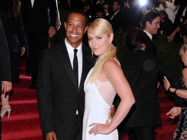 Tiger Woods a Lindsey Vonn