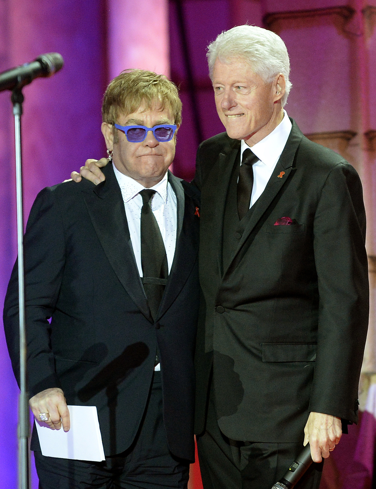 Bill Clinton a Elton John