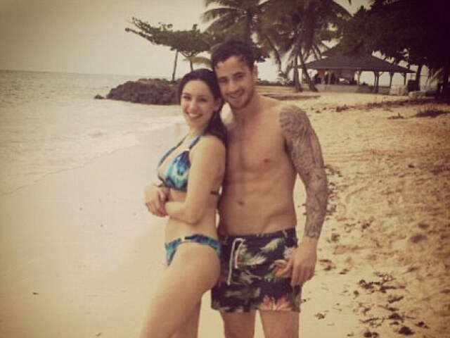 Kelly Brook a jej priateľ Danny Cipriani 