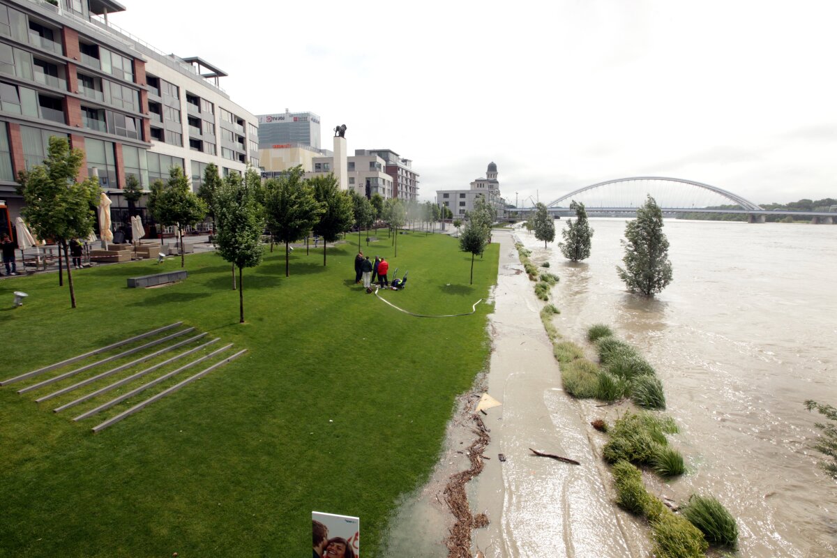 Dunaj, Bratislava, povodne, záplavy