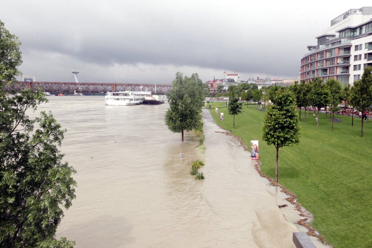 Dunaj, Bratislava, záplavy, povodne