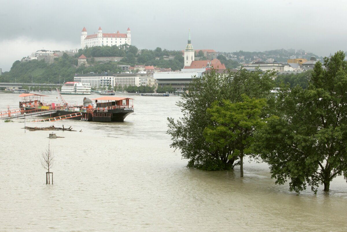 Dunaj, Bratislava, záplavy, povodne