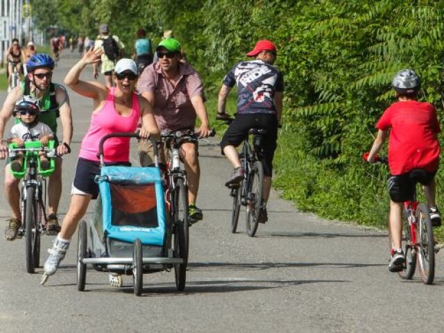 cyklisti, počasie, príroda