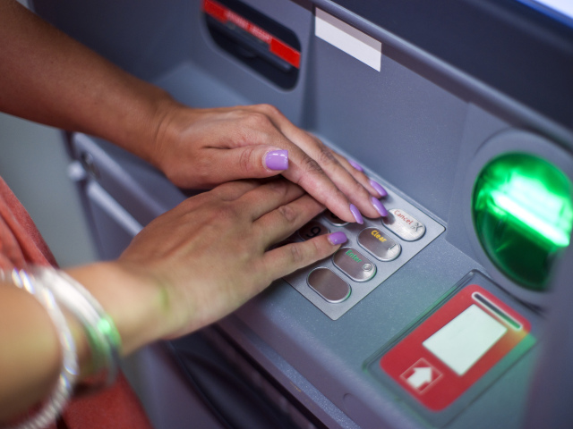 bankomat, kreditka, karta, PIN
