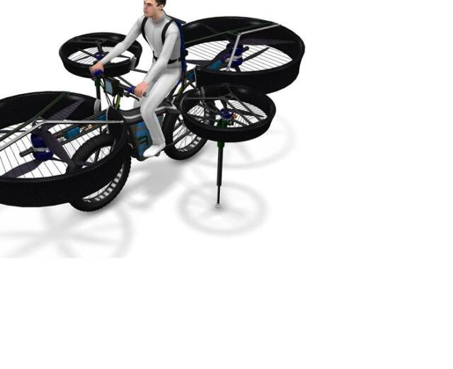 flying bike, lietajúci bicykel