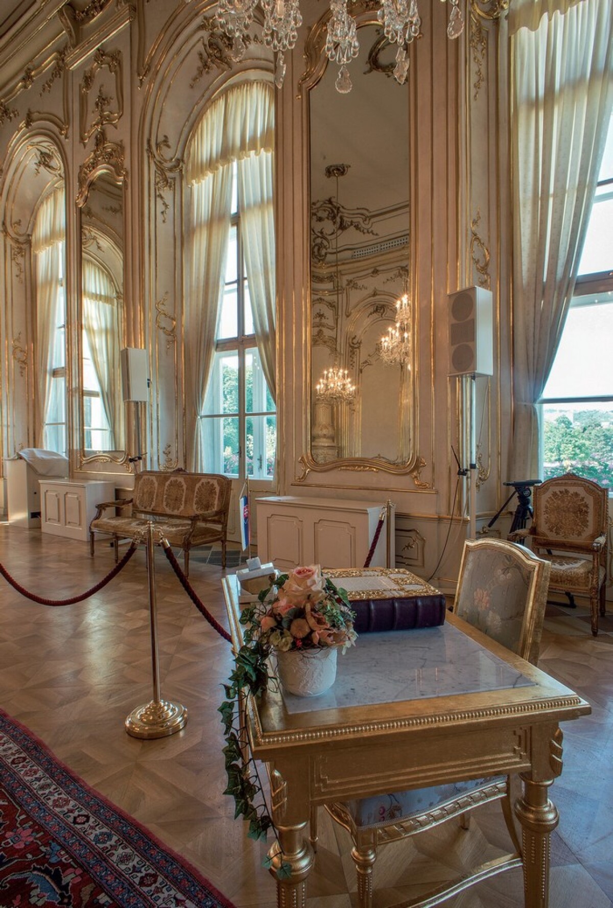 Interier prezidentského paláca
