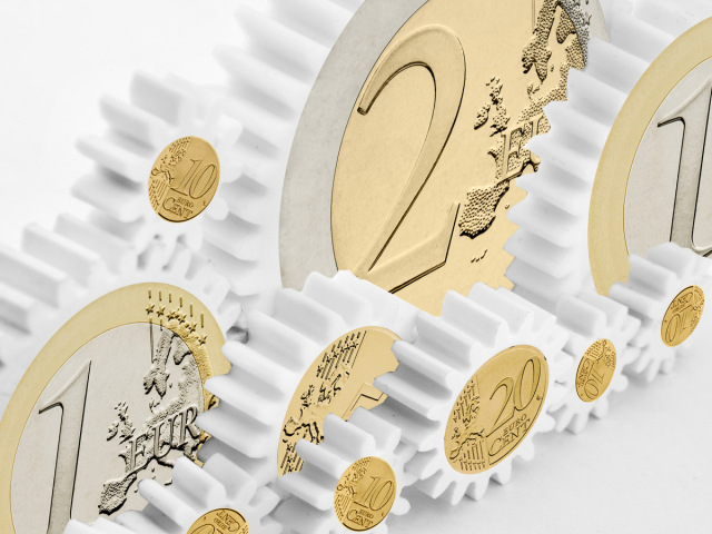 Euro, peniaze, graf, ekonomika