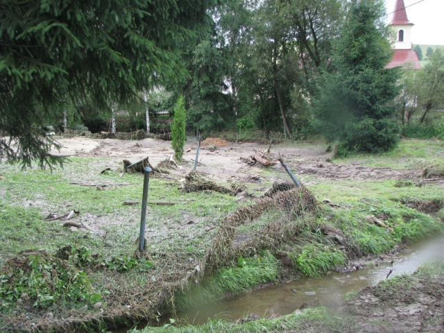 Čierny Balog, povodeň, dážď, škody, upratovanie