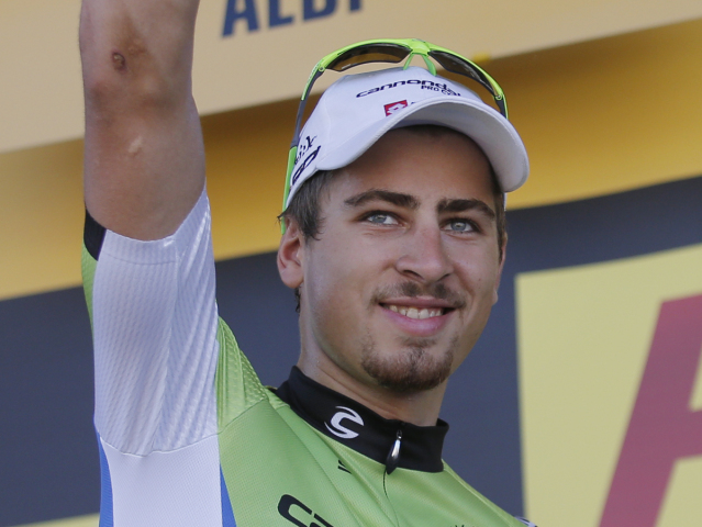 Sagan, pódium, radosť