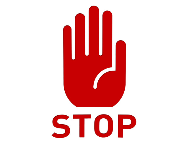 Stop, stopka, zastavenie, zákaz, graf