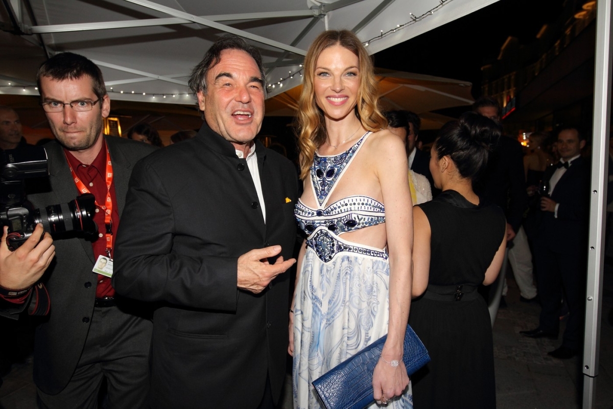 Pavlína Němcová a Oliver Stone