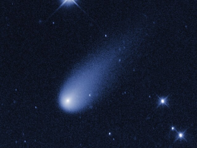 ISON, kométa, hubblov teleskop, vesmír