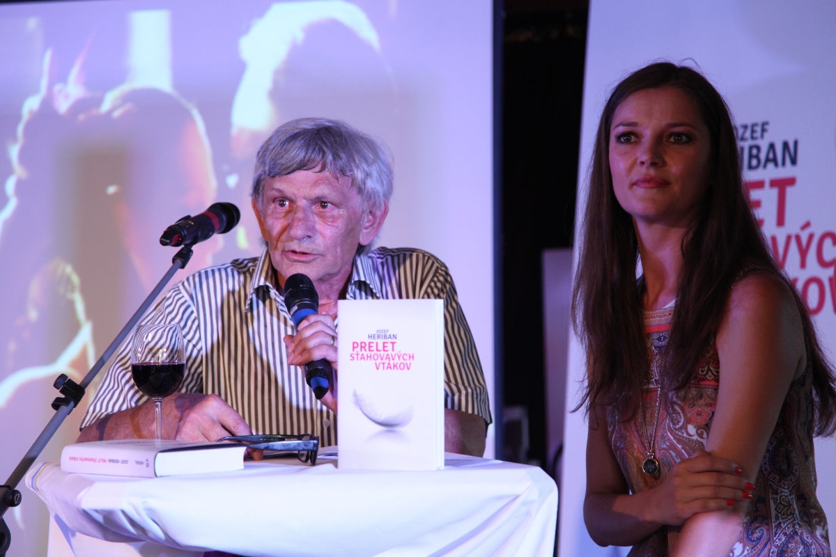 krst knihy Prelet sťahovavých vtákov, Jozef Heriban