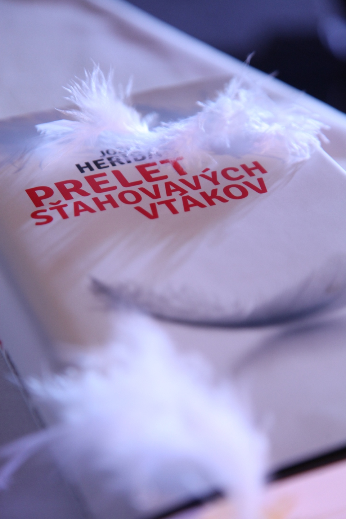 Krst knihy Prelet sťahovavých vtákov, Jozef Heriban