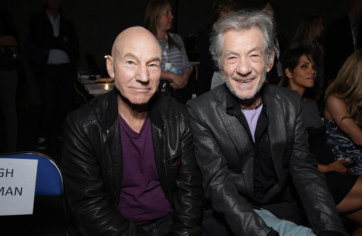 Patrick Stewart (vľavo) a Ian McKellen