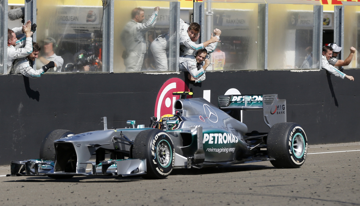 Veľká cena Maďarska F1, Hamilton