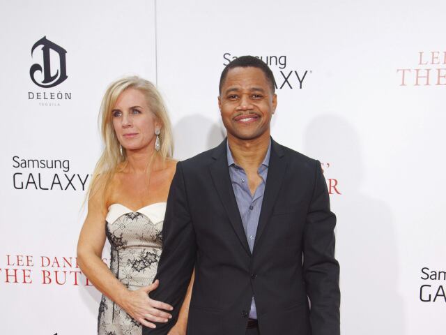 Herec Cuba Gooding Jr. a jeho manželka Sara Kapfer.
