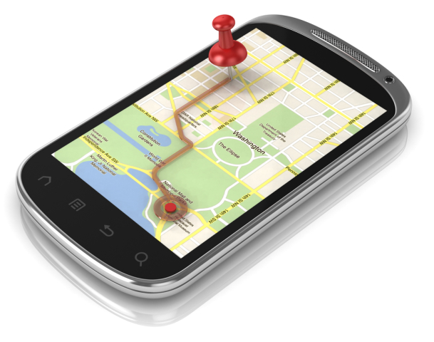 lokalizovanie telefónu, mapy, navigácia, mobil, smartfón, Google Maps