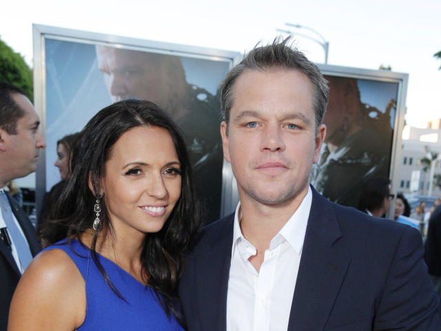 Matt Damon a jeho manželka Luciana Barroso