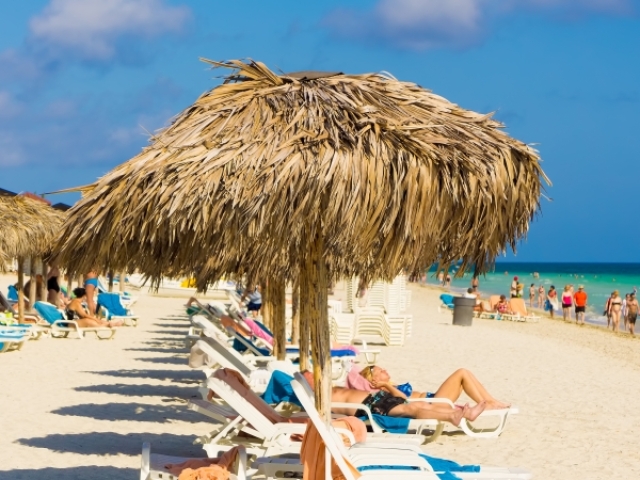 Kubánska pláž Varadero