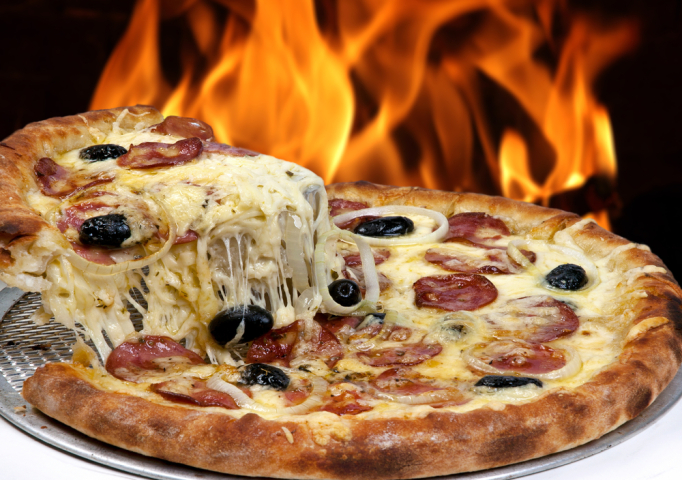 Pizza, jedlo, reštaurácia