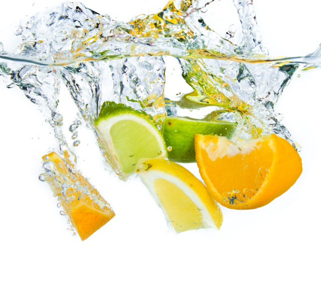 voda, smäd, citrus, pomaranč, citrón, limetka