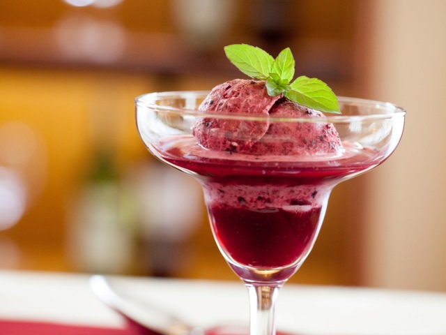 sorbet, dezert, sladkosti