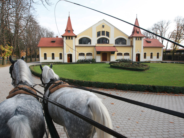 Topoľčianky, žrebčín, jazdiareň