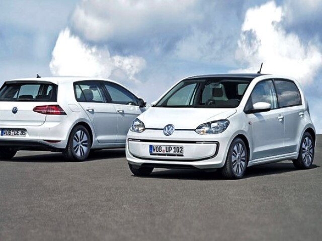 VW e-up! a VW e-Golf
