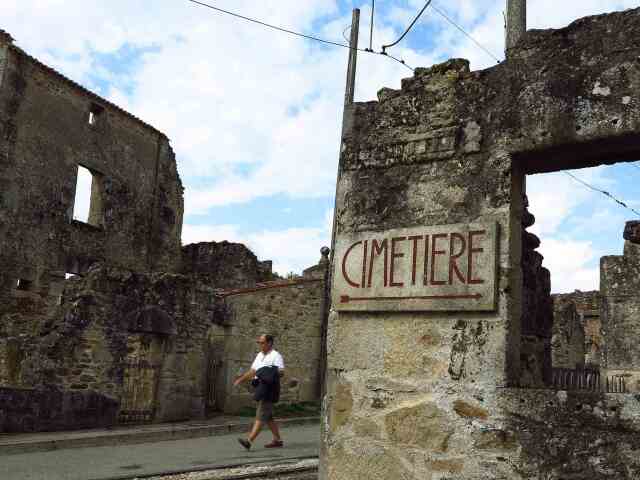 Oradour-sur-Glane, Francúzsko, Nemci, 2. svetová vojna