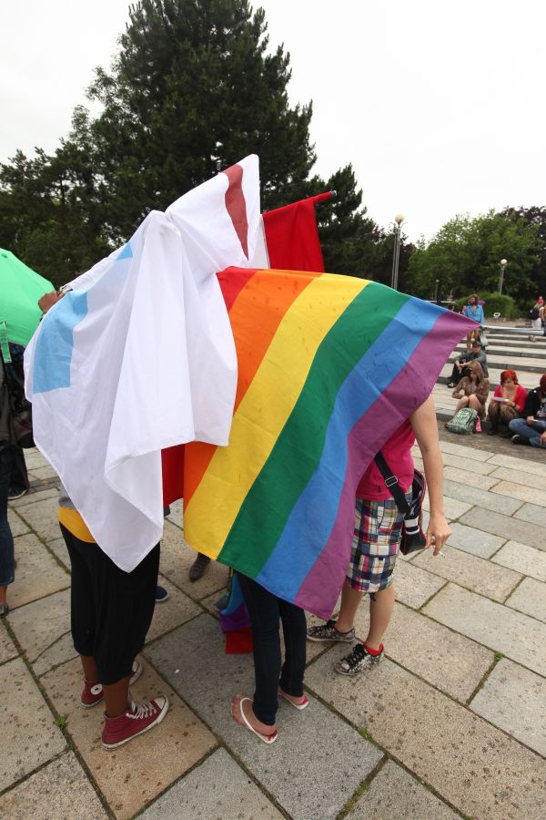 Dúhový pochod za práva sexuálnych menšín sa každý rok organizuje aj na Slovensku.