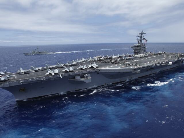 Sýria, USS Nimitz, lietadlová loď, USA,