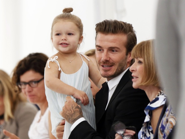 David Beckham a Anna Wintour