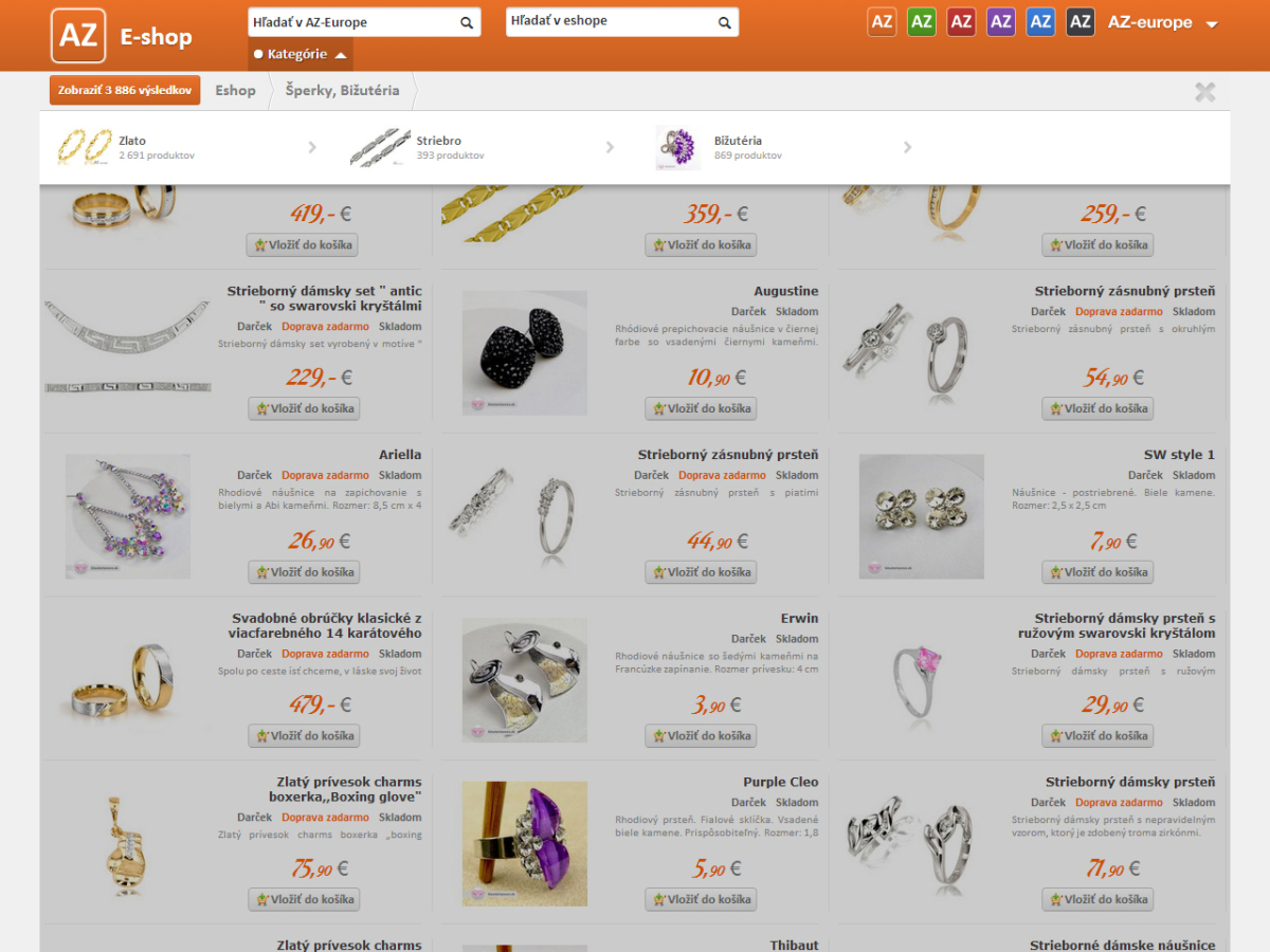 AZ-Europe-e-shop-podkategorie