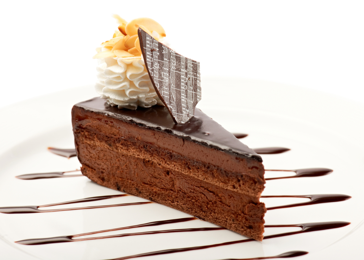 dezert, čokoládová torta, sladkosti