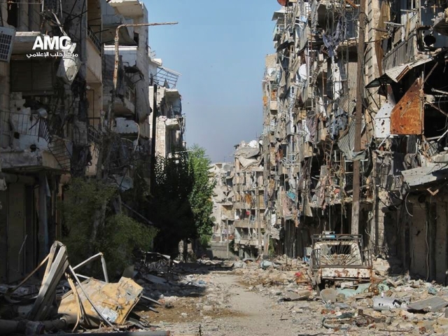 Aleppo, Sýria, boja, povstalci, Asad